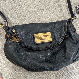 Marc Jacobs mini satchel purse - black leather